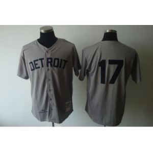 Mitchell And Ness 1968 Detroit Tigers #17 Denny McLain Grey Stitched Baseball Jersey