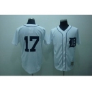 Mitchell and Ness Detroit Tigers #17 Denny McLain Stitched White Throwback Baseball Jersey