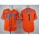 mlb jerseys detroit tigers #1 iglesias orange