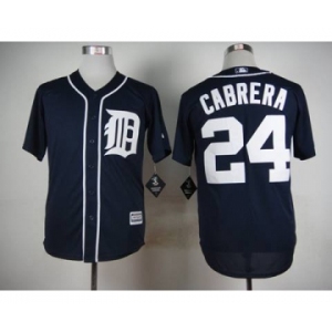 mlb jerseys detroit tigers #24 cabrera blue