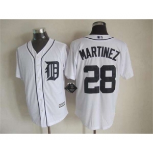 mlb jerseys detroit tigers #28 martinez white(martinez)