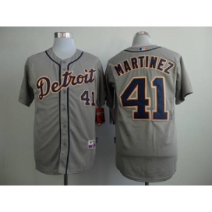 mlb jerseys detroit tigers #41 martinez grey