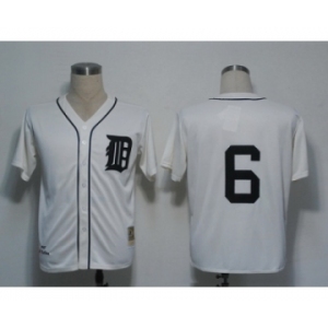 mlb jerseys detroit tigers #6 kaline cream[m&n]