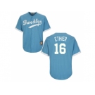 Los Angeles Dodgers #16 Andre Ethier Light Blue Cooperstown Throwback Stitched Baseball Jersey