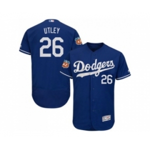 Los Angeles Dodgers #26 Chase Utley Blue Flexbase Authentic Collection Stitched Baseball Jersey