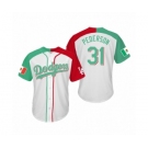 Los Angeles Dodgers #31 Joc Pederson Two-Tone Mexican Heritage Night Cool Base Jersey