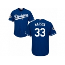 Los Angeles Dodgers #33 Tony Watson Replica Royal Blue Alternate 2017 World Series Bound Cool Base MLB Jersey