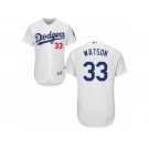 Los Angeles Dodgers #33 Tony Watson White Flexbase Authentic Collection MLB Jersey