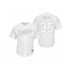 Los Angeles Dodgers #35 Cody Bellinger Belli White 2019 Players' Weekend Replica Jersey