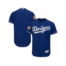 Men L.A. Dodgers Royal 2016 Spring Training Blank Flexbase Authentic Collection Team Jersey