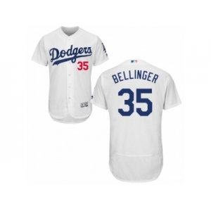 Men Los Angeles Dodgers #35 Cody Bellinger White Home Flex Base Jersey