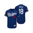 Men's Los Angeles Dodgers #18 Kenta Maeda 2017 Spring Training Flex Base Authentic Collection Stitched Baseball Jersey