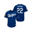 Men's Los Angeles Dodgers #22 Clayton Kershaw 2017 Spring Training Cool Base Stitched MLB Jersey