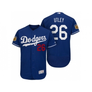 Men's Los Angeles Dodgers #26 Chase Utley 2017 Spring Training Flex Base Authentic Collection Stitched Baseball Jersey