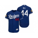 Men's Los Angeles Dodgers #44 Rich Hill 2017 Spring Training Flex Base Authentic Collection Stitched Baseball Jersey