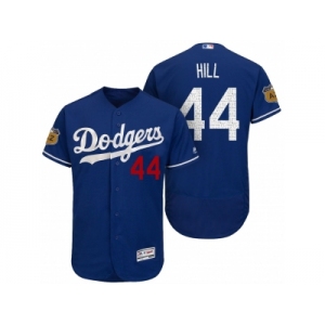 Men's Los Angeles Dodgers #44 Rich Hill 2017 Spring Training Flex Base Authentic Collection Stitched Baseball Jersey