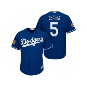 Men's Los Angeles Dodgers #5 Corey Seager 2017 Spring Training Cool Base Stitched MLB Jersey