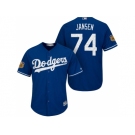 Men's Los Angeles Dodgers #74 Kenley Jansen 2017 Spring Training Cool Base Stitched MLB Jersey