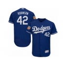 Men's Majestic Los Angeles Dodgers #42 Jackie Robinson Royal Blue Flexbase Authentic Collection MLB Jersey