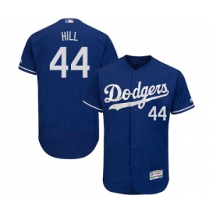 Men's Majestic Los Angeles Dodgers #44 Rich Hill Royal Blue Flexbase Authentic Collection MLB Jersey