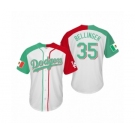 Mlb #35 Cody Bellinger Los Angeles Dodgers Two-Tone Mexican Heritage Night Cool Base Jersey