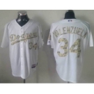 mlb jerseys los angeles dodgers #34 valenzuela white[number camo]