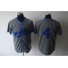 mlb jerseys los angeles dodgers #4 herman m&n grey