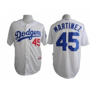 mlb jerseys los angeles dodgers #45 martinez white