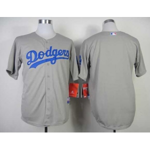 mlb jerseys los angeles dodgers blank grey[2014 new]