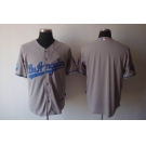 mlb jerseys los angeles dodgers blank grey