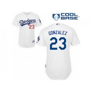 mlb los angeles dodgers #23 gonzalez white[cool base]