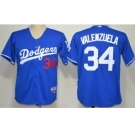 mlb los angeles dodgers #34 fernando valenzuela blue