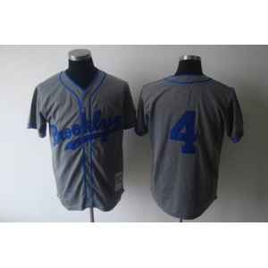 mlb los angeles dodgers #4 m&n grey