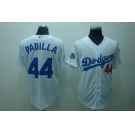 mlb los angeles dodgers #44 padilla white(cool base)