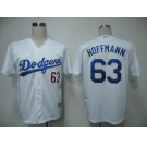 mlb los angeles dodgers #63 hoffmann white