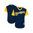 Men's 2017 Little League World Series Milwaukee Brewers Navy Jersey