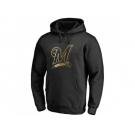 Milwaukee Brewers Gold Collection Pullover Hoodie Black