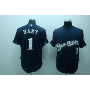 mlb Milwaukee Brewers #1 hart blue