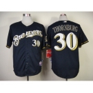 mlb jerseys milwaukee brewers #30 thornburg blue