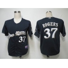 mlb jerseys milwaukee brewers #37 rogers blue(cool base)