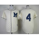 mlb jerseys milwaukee brewers #4 paul molitor white[M]