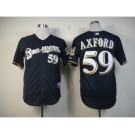 mlb jerseys milwaukee brewers #59 axford blue