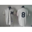 mlb jerseys milwaukee brewers #8 white[M]