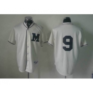 mlb jerseys milwaukee brewers #9 white[M]