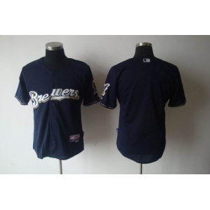 mlb jerseys milwaukee brewers blank blue