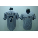 mlb milwaukee brewers #7 hardy grey