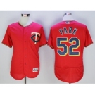 Men Minnesota Twins #52 Byung-Ho Park Majestic Red Flexbase Authentic Collection Player Jersey