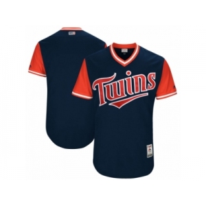 Men's 2017 Little League World Series Minnesota Twins Navy Jersey