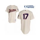 Men's Majestic Minnesota Twins #17 Jose Berrios Authentic Cream Alternate Cool Base MLB Jersey