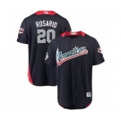 Men's Majestic Minnesota Twins #20 Eddie Rosario Game Navy Blue American League 2018 MLB All-Star MLB Jersey